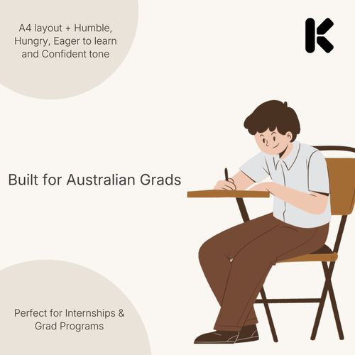 Australian Tech and Business Graduate Cover Letter Kit