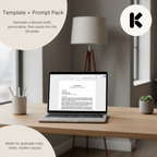 US Software and Data Graduate Cover Letter Kit